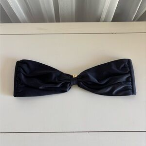 Hardswimwear Elegant Black Bow Bikini Top